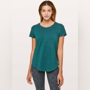 Lululemon Love Crew III size 10 Royal Emerald